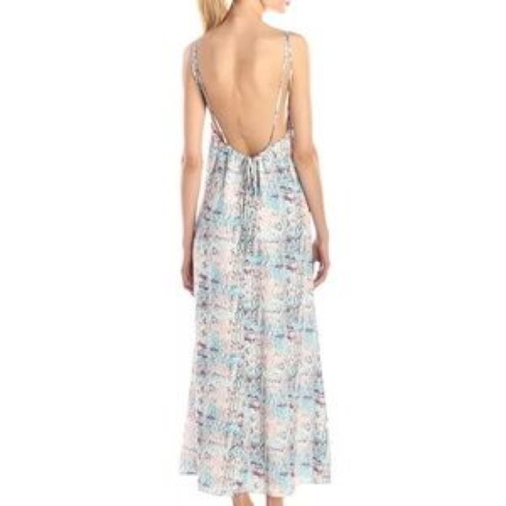 Lovers + Friends Maxi Snakeskin Python Dress